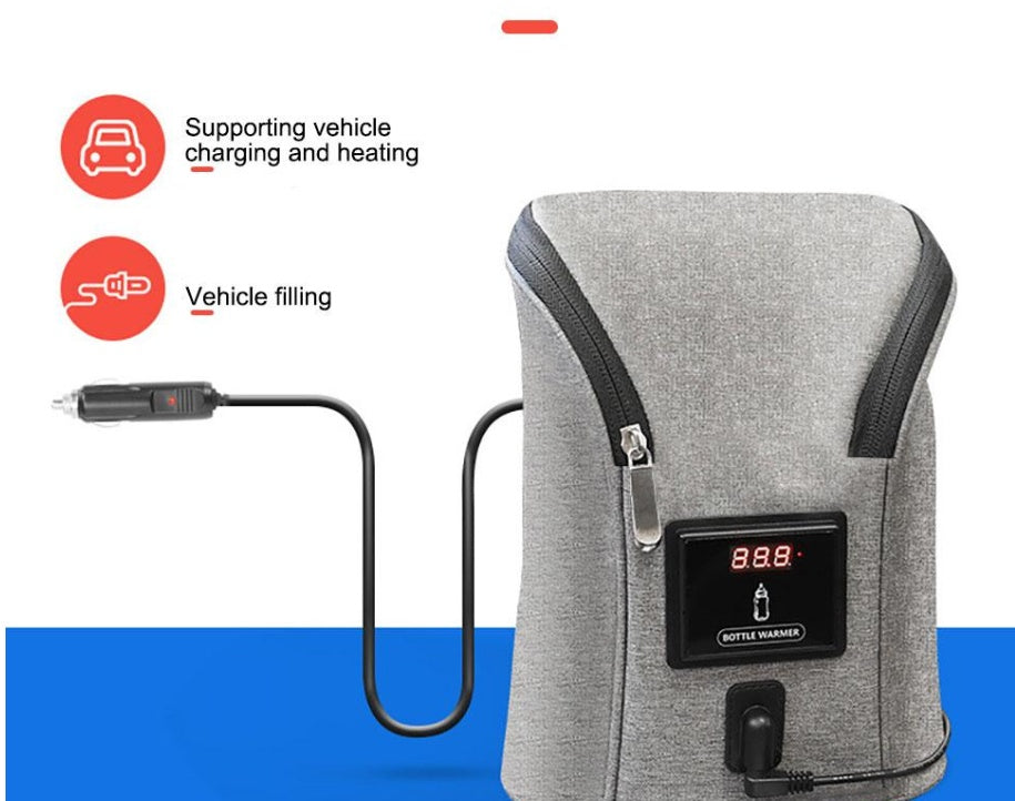 Portable Baby Bottle Warmer for Stress-Free Car Trips