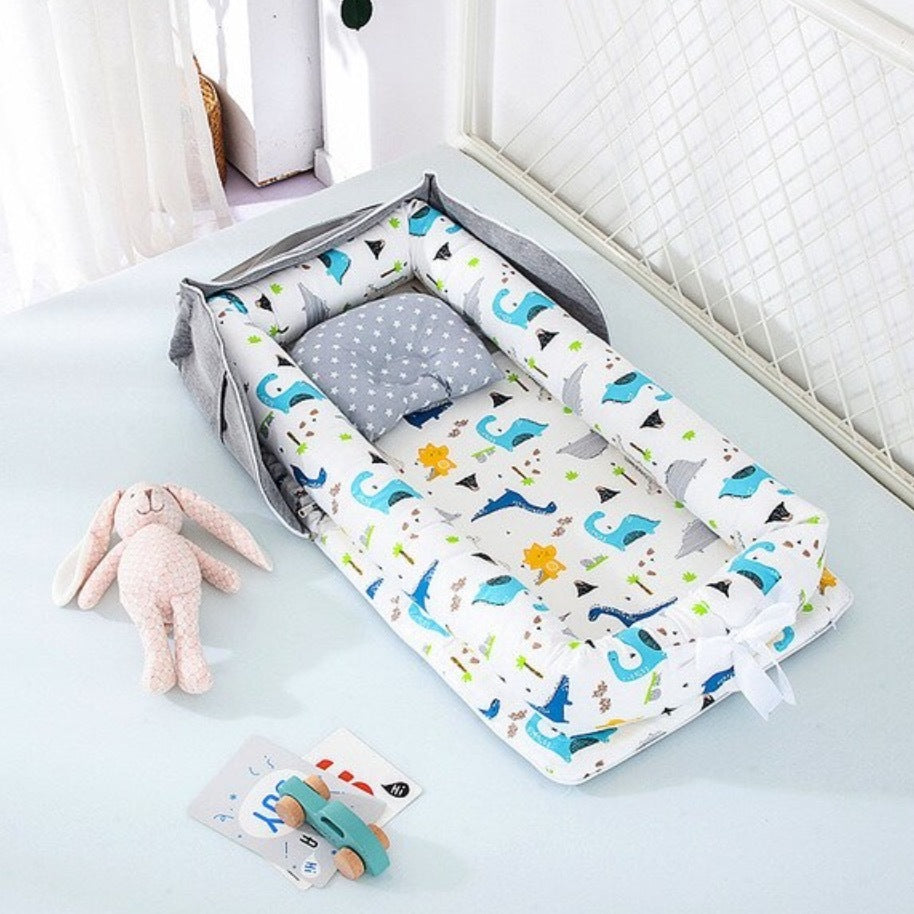 Portable Baby Bed – Soft, Snug, and Travel-Ready