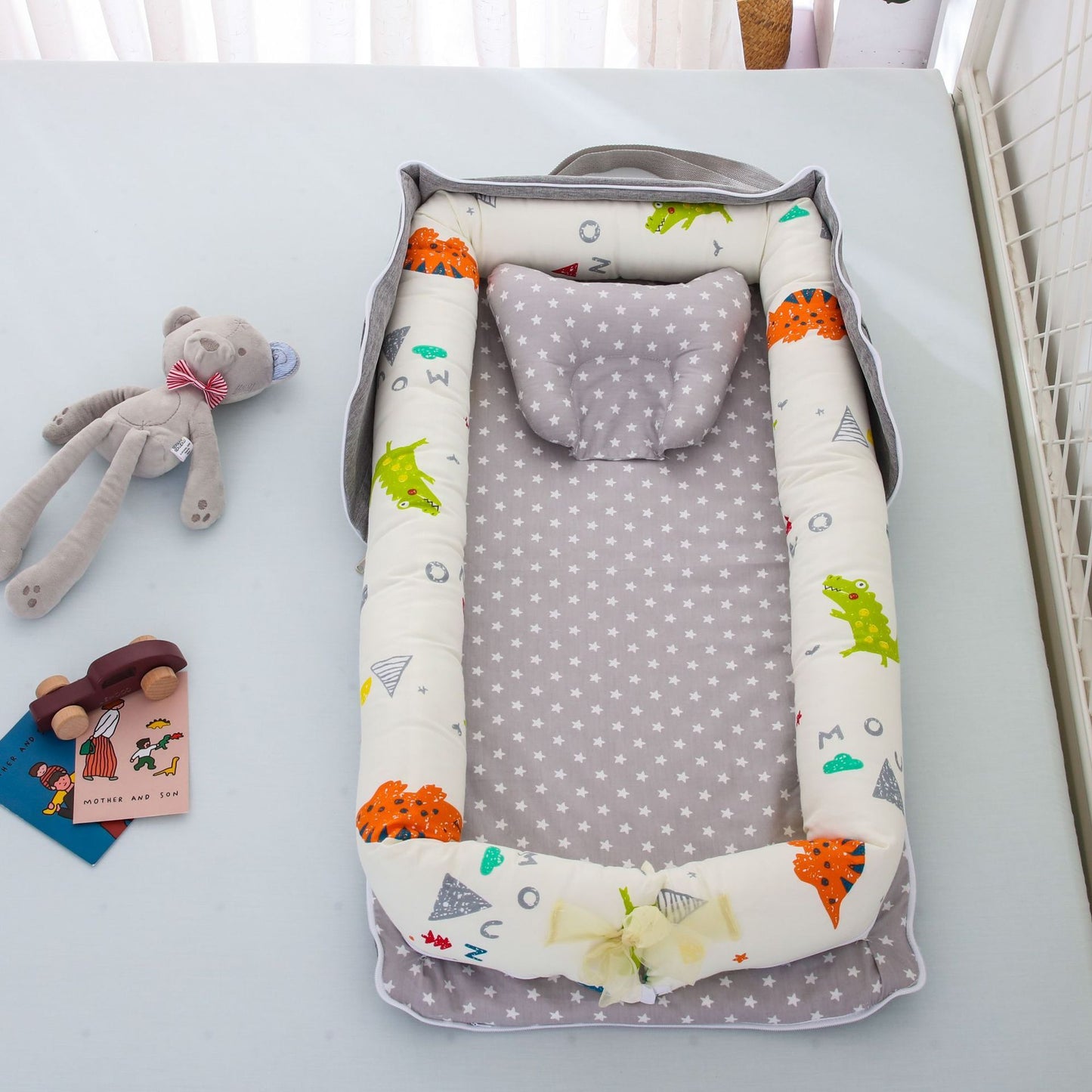 Portable Baby Bed – Soft, Snug, and Travel-Ready