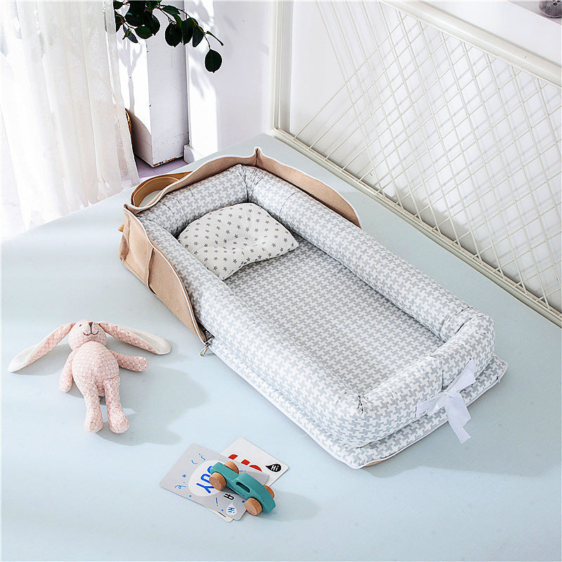 Portable Baby Bed – Soft, Snug, and Travel-Ready