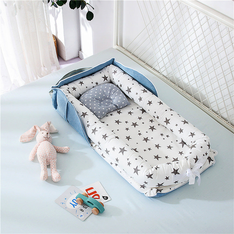 Portable Baby Bed – Soft, Snug, and Travel-Ready