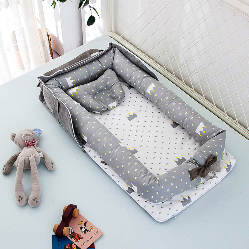 Portable Baby Bed – Soft, Snug, and Travel-Ready
